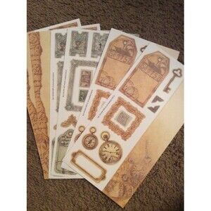 INVENTORY REDUCTION SALE. 6 Sheets of 2004 Stampin Up Sticker Sheets B12